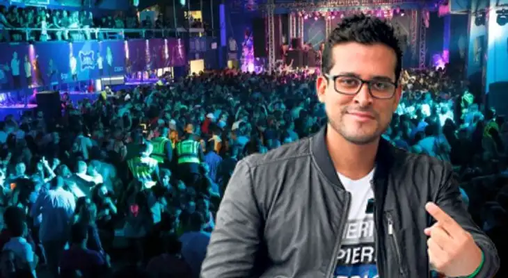 Christian Domínguez creó hace ocho años su primera orquesta. Christian Domínguez creó hace ocho años su primera orquesta.