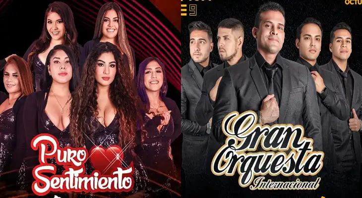 Christian Domínguez es dueño de “Gran Orquesta Internacional” y “Puro Sentimiento”. Christian Domínguez es dueño de “Gran Orquesta Internacional” y “Puro Sentimiento”.