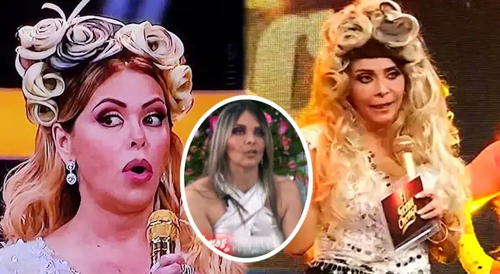 Lucy Bacigalupo se refiere sobre su imitación a Gisela Valcárcel. Lucy Bacigalupo se refiere sobre su imitación a Gisela Valcárcel.