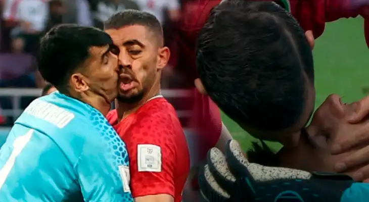 Arquero Beiranvand salió de la cancha por una fuerte lesión en el rostro. Arquero Beiranvand salió de la cancha por una fuerte lesión en el rostro.