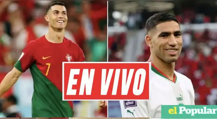 MIRA EN DIRECTO el duelo entre Portugal y Marruecos.