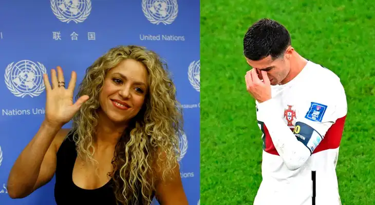 Cristiano Ronaldo se fue del campo lamentado la derrota.