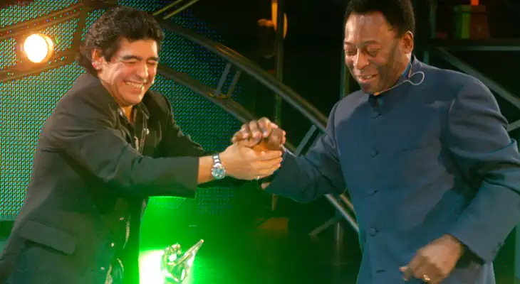 Maradona y la vez que se solidarizó con Pelé porque su hijo estaba sumergido en las drogas