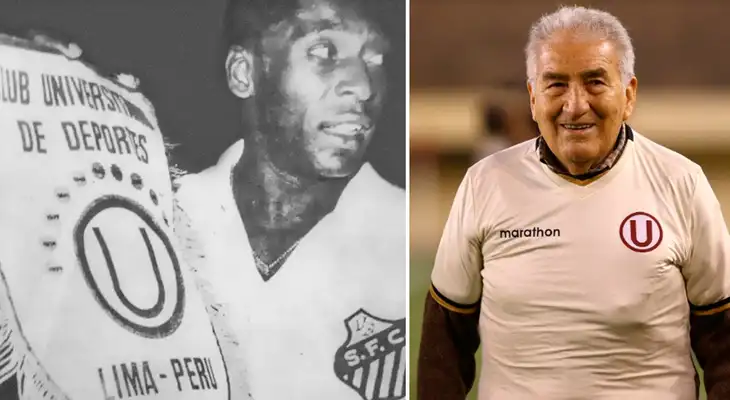 El Santos de Pelé también enfrentó a Universitario de Deportes.