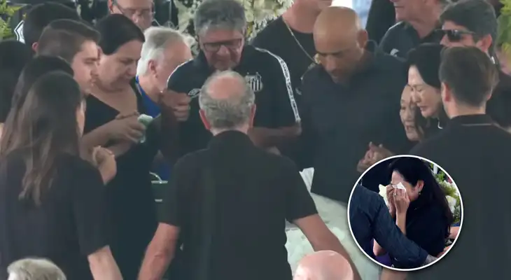 Pelé: familia despidió a O Rei en rezos y llantos.