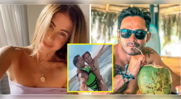 Fiorella y Andrés sorprenden con video. Fiorella y Andrés sorprenden con video.