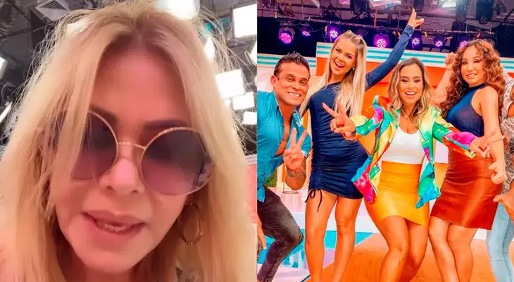 Gisela Valcárcel supervisa ensayo general de América Hoy para su estreno de este lunes