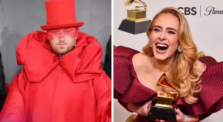 Grammy 2023: Adele y Sam Smith aparecen en la ceremonia y se derrumba teoría de que son la misma persona
