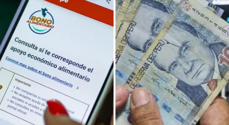El Bono Alimentario consiste en un pago de 270 soles de manera única y excepcional.