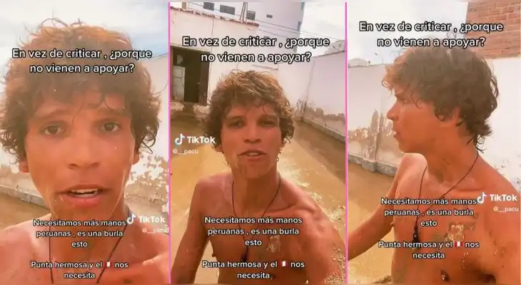 Joven de Punta Hermosa pide bloqueadores solares y genera ola de críticas en TikTok en medio de los desastres naturales. Joven de Punta Hermosa pide bloqueadores solares y genera ola de críticas en TikTok en medio de los desastres naturales.