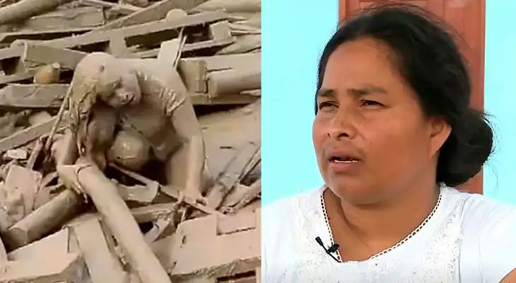 Evangelina Chamorro recordó aquella vez que el huaico la arrastró. Evangelina Chamorro recordó aquella vez que el huaico la arrastró.