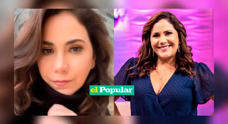 Andrea Llosa cuenta que tiene buena relación con el padre su hijo. Andrea Llosa cuenta que tiene buena relación con el padre su hijo.