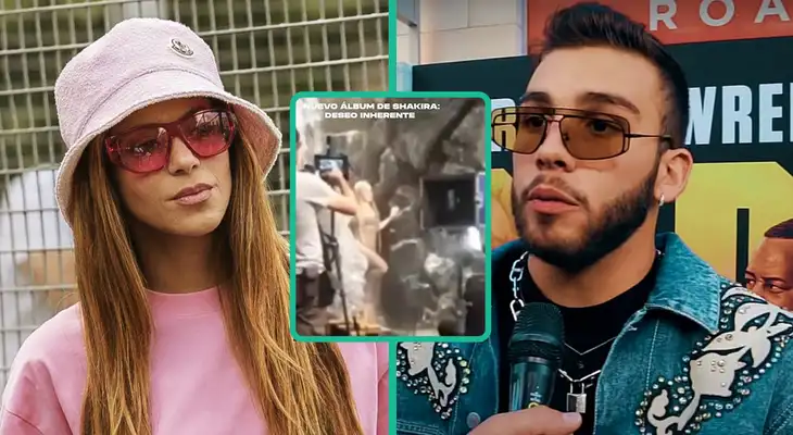 Exponen detrás de cámaras del próximo videoclip de Shakira con Manuel Turizo. Exponen detrás de cámaras del próximo videoclip de Shakira con Manuel Turizo.