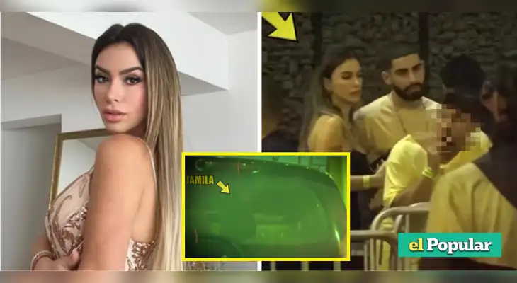 Jamila Dahabreh habría sido captada con galán.