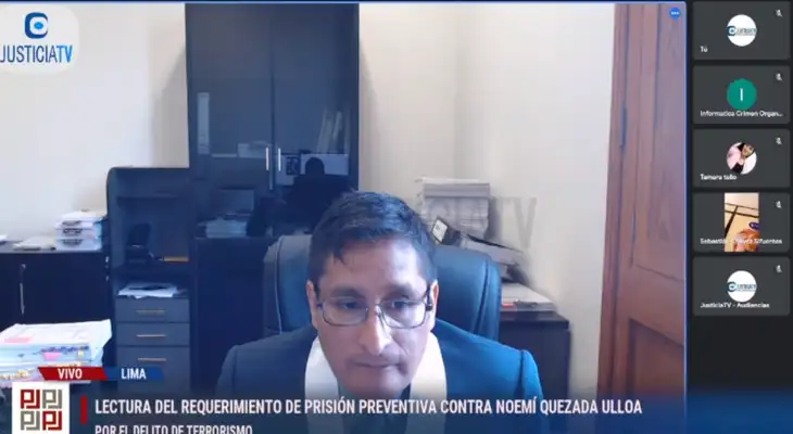 Dictan prisión contra Noemí Quezada Ulloa camarada “Rocío” por el delito de terrorismo