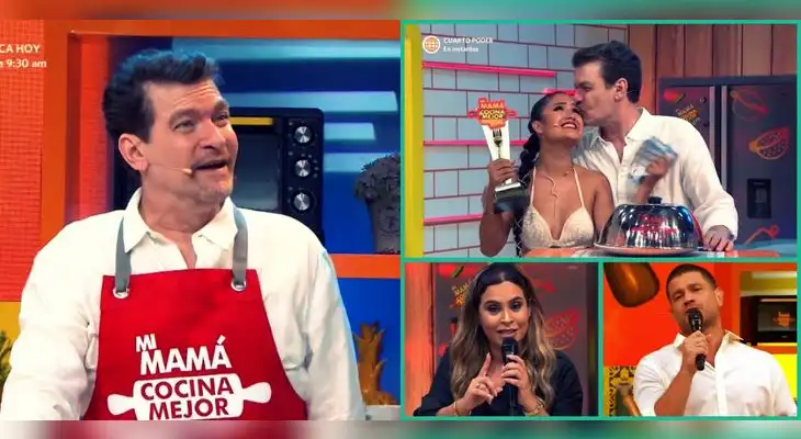 Sebastián Ligarde y Mayella Lloclla se llevan premio de "Mi mamá cocina mejor que la tuya".