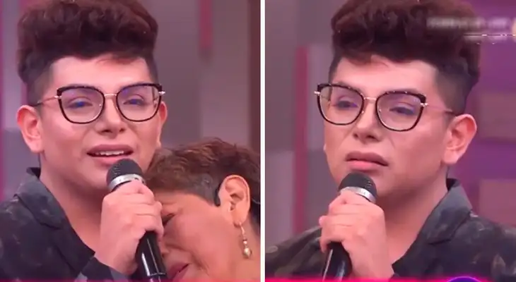 Bryan Arámbulo se mostró apenado frente a las cámaras. Bryan Arámbulo se mostró apenado frente a las cámaras.