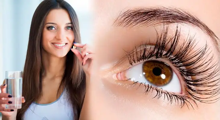 Conoce las mejores vitaminas para el crecimiento del cabello y pestañas.