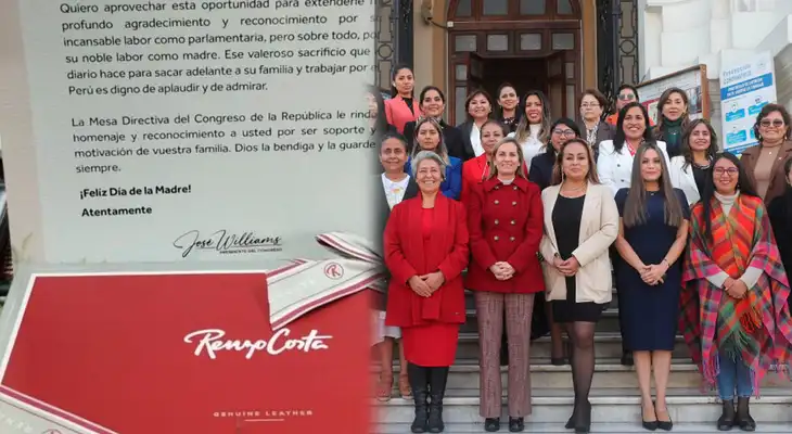 Madre congresistas tuvieron un festejo con dinero del pueblo.