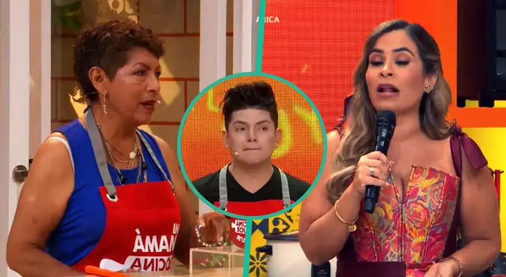 Madre de Bryan Arámbulo intenta ayudar a su hijo tras verlo perdido en la cocina. Madre de Bryan Arámbulo intenta ayudar a su hijo tras verlo perdido en la cocina.