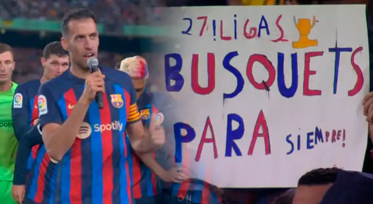 Sergio Busquets le dice adiós al FC Barcelona: ganó LaLiga de España y se despidió del Camp Nou Sergio Busquets le dice adiós al FC Barcelona: ganó LaLiga de España y se despidió del Camp Nou