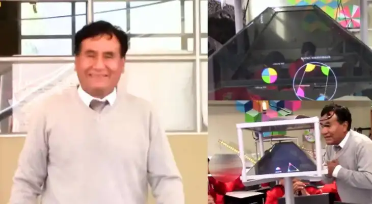 El docente recibió el premio del Global Teacher Prize en el 2019 por su proyecto de "Ruwaspa Yachay”.