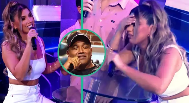 Yahaira Plasencia se pone nerviosa al escuchar declaraciones de 'Chemo Ruiz'. Yahaira Plasencia se pone nerviosa al escuchar declaraciones de 'Chemo Ruiz'.