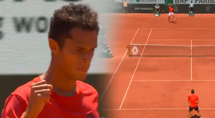 Juan Pablo Varillas lucha y logra quebrar a Novak Djokovic en Roland Garros 2023 Juan Pablo Varillas lucha y logra quebrar a Novak Djokovic en Roland Garros 2023