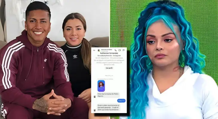 Katherine Fernández cuadró a Jessy Kate por mensajes con Pedro Aquino Katherine Fernández cuadró a Jessy Kate por mensajes con Pedro Aquino