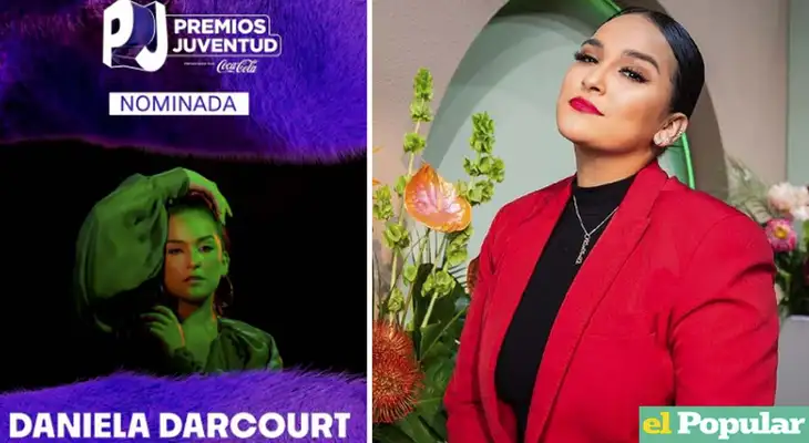 Daniela Darcourt es nominada a los Premios Juventud.