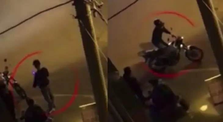 "Maldito Cris" visto antes de ser capturado por la policía. "Maldito Cris" visto antes de ser capturado por la policía.