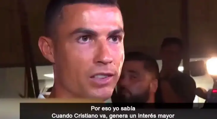 Cristiano Ronaldo al ver que Messi llegó a la MLS: “Arabia es mejor que Estados Unidos”