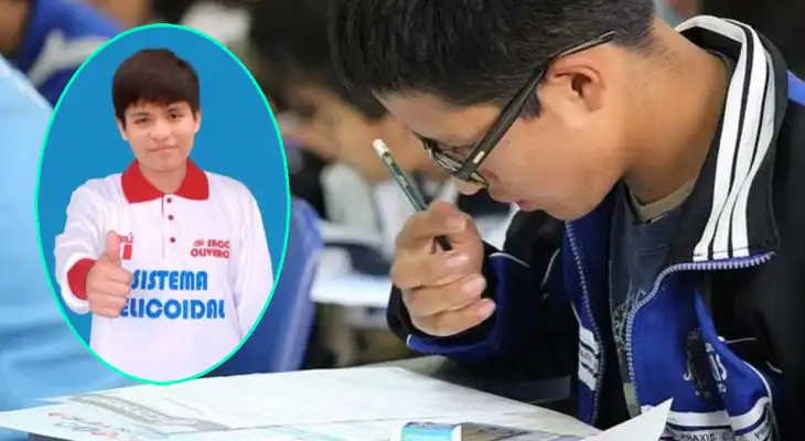 Escolar participó en olimpiadas y se llevó la medalla de oro.