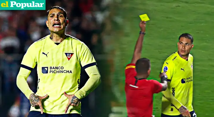 Paolo Guerrero se ganó la amarilla por su celebració contra Sao Paulo. Paolo Guerrero se ganó la amarilla por su celebració contra Sao Paulo.