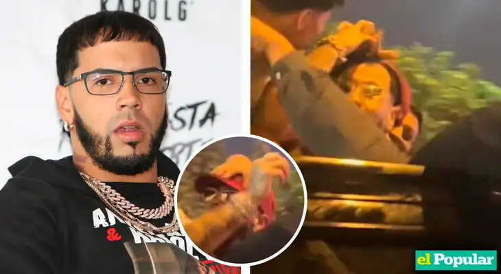 El cantante sufrió el asalto de su gorra a su salida del festival de reggeaton. El cantante sufrió el asalto de su gorra a su salida del festival de reggeaton.