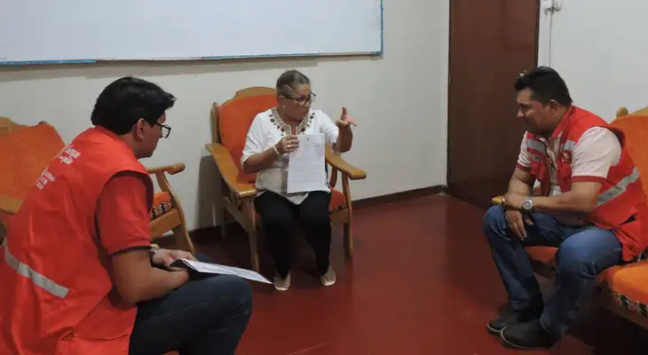 Asistencia en escolares al  programa Juntos
