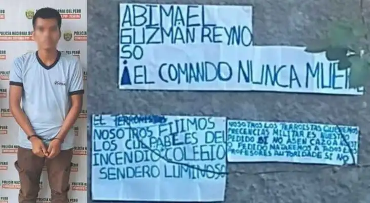 Fiscalía investiga al escolar Jorge Tercero Tamani Silva por apoloría al terrorismo