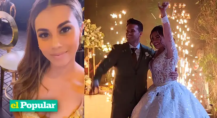 Fiorella Méndez echa flores a la boda de Estrella Torres y Kevin Salas: "Ya me provocó casarme" Fiorella Méndez echa flores a la boda de Estrella Torres y Kevin Salas: "Ya me provocó casarme"