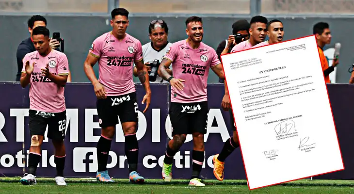 TAS falla a favor de equipo de la Liga 1 y seguirá en la Primera División: "Tenemos la confianza"