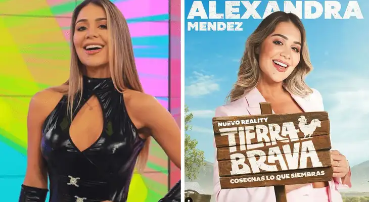 Alexandra Méndez fue de los últimos ingresos al reality Tierra Brava.