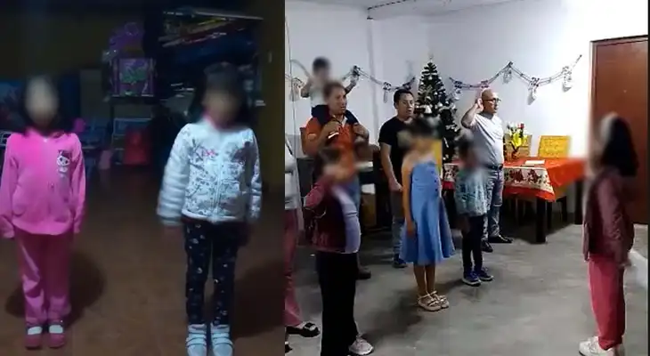 Revelan impactantes imágenes del adoctrinamiento terrorista a menores de edad en Trujillo
