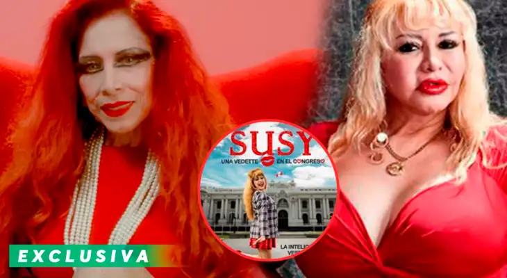 Monique Pardo chanca a Susy Díaz antes del estreno de su película.
