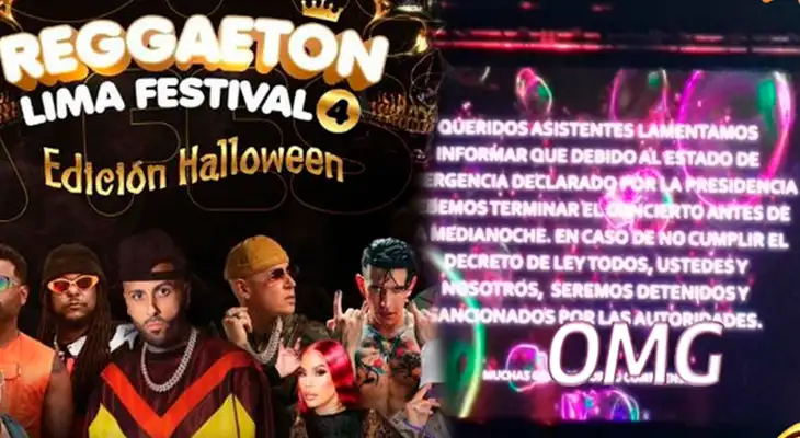 Reggaeton Lima Festival Halloween hace inesperado anuncio. Reggaeton Lima Festival Halloween hace inesperado anuncio.