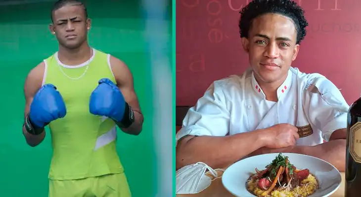 Pantera Zegarra pasó de ser boxeador a ser chef. Pantera Zegarra pasó de ser boxeador a ser chef.