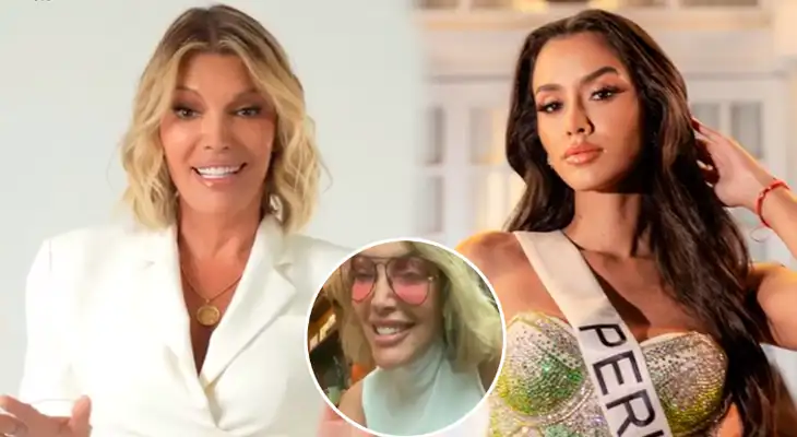 Jessica Newton feliz con la participación de Camila Escribens en el Miss Universo.