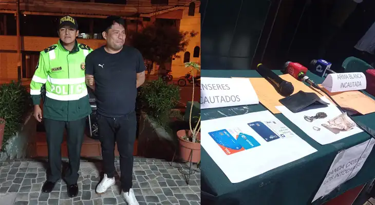 Los delincuentes presentan antecedentes policiales por robo.