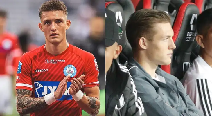 Oliver Sonne la rompe en Dinamarca y es nominado a mejor jugador y gol en Silkeborg.
