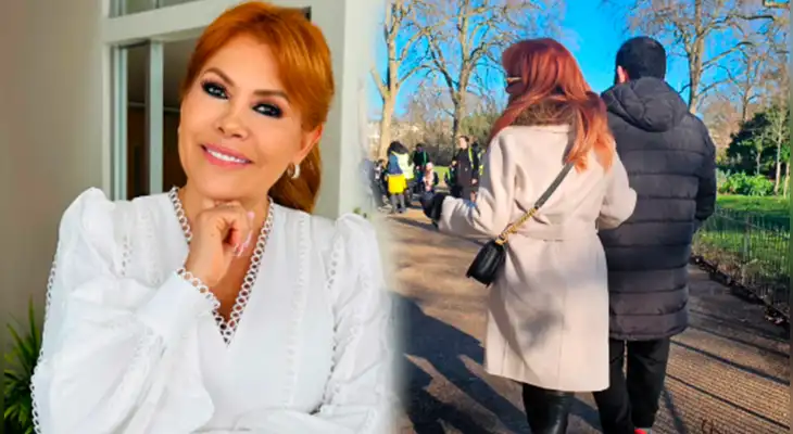 Magaly Medina y su hijo Gianmarco Mendoza se ven en Londres. Magaly Medina y su hijo Gianmarco Mendoza se ven en Londres.
