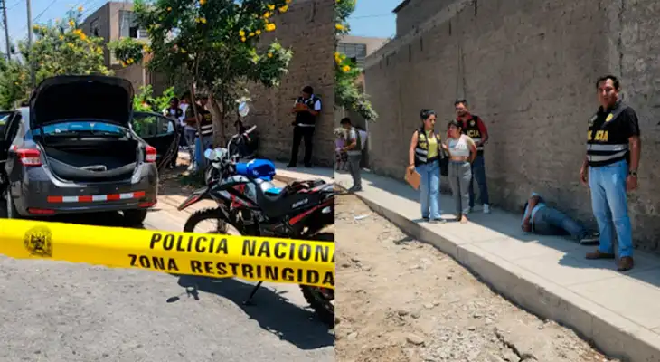 Hampones detenidos por la PNP tenían arma de fuego en su vehículo.
