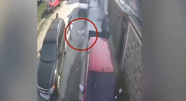 El hombre salvó de un robo en la puerta de su casa gracias a este perrito.